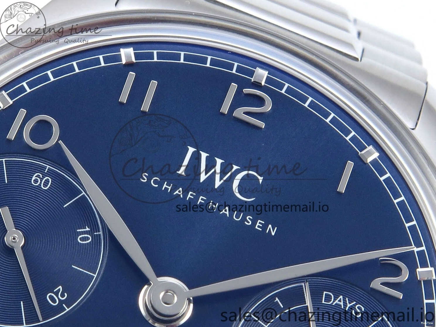 MIROTIME 0111 Portugieser Auto IWC0562E APSF 1:1 Best Edition Blue Dial on SS Bracelet A Timeless 6997